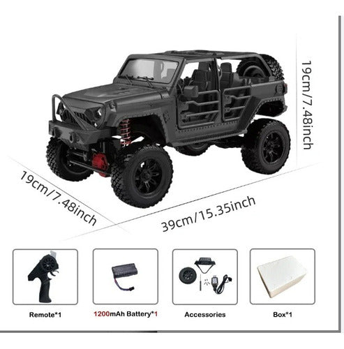Jeep Carro De Controle Remoto Mn 128 4x4 Escala 1:12 - Novo!