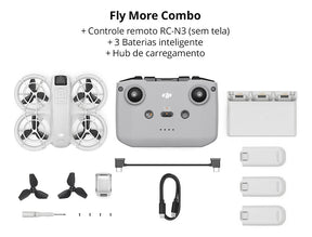 Drone Dji Neo Fly More Combo Br Dji051 Cor Cinza