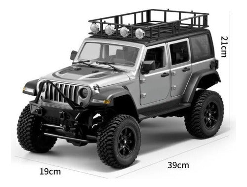 Jeep Carro De Controle Remoto Mn 128 4x4 Escala 1:12 - Top!