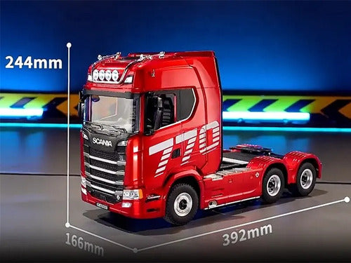 Caminhão Scania 770s V8 Huina 1501 Controle Remoto