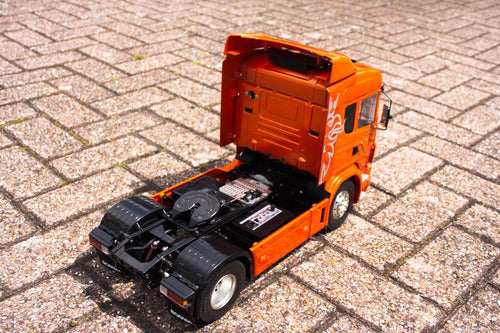 Automodelo Caminhão Tamiya 1/14 Scania R470 Highline Laranja
