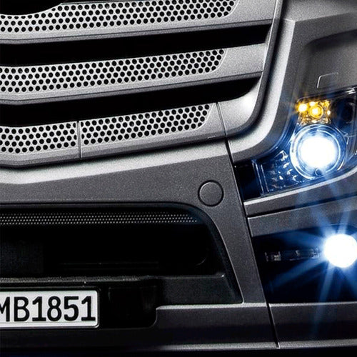 Automodelo Caminhão Mercedes Benz Actros Tamiya 1/14 Cinza