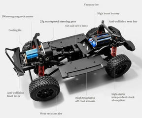 Jeep Carro De Controle Remoto Mn 128 4x4 Escala 1:12 - Novo!