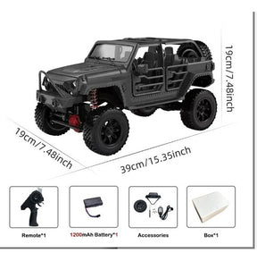 Jeep Carro De Controle Remoto Mn 128 4x4 Escala 1:12 - Novo!