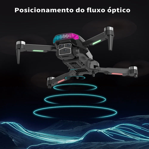 Drone Gps 4k Hd Câmera Motor Sem Escova 2 Baterias H18