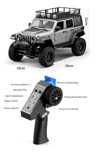 Jeep Carro De Controle Remoto Mn 128 4x4 Escala 1:12 - Top!