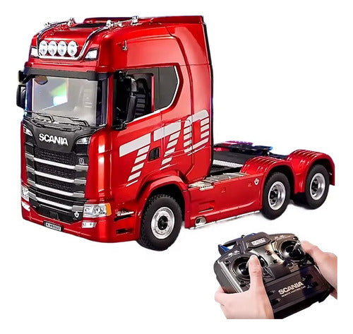 Caminhão Scania 770s V8 Huina 1501 Controle Remoto