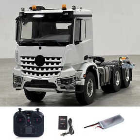 1/14 RC Tractor Truck 3363 Radio Controlled Lorry Car Model Metal NO Lock Differential Axle 2Speed Gearbox Light Sound Radio Toy