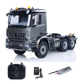 1/14 RC Tractor Truck 3363 Radio Controlled Lorry Car Model Metal NO Lock Differential Axle 2Speed Gearbox Light Sound Radio Toy