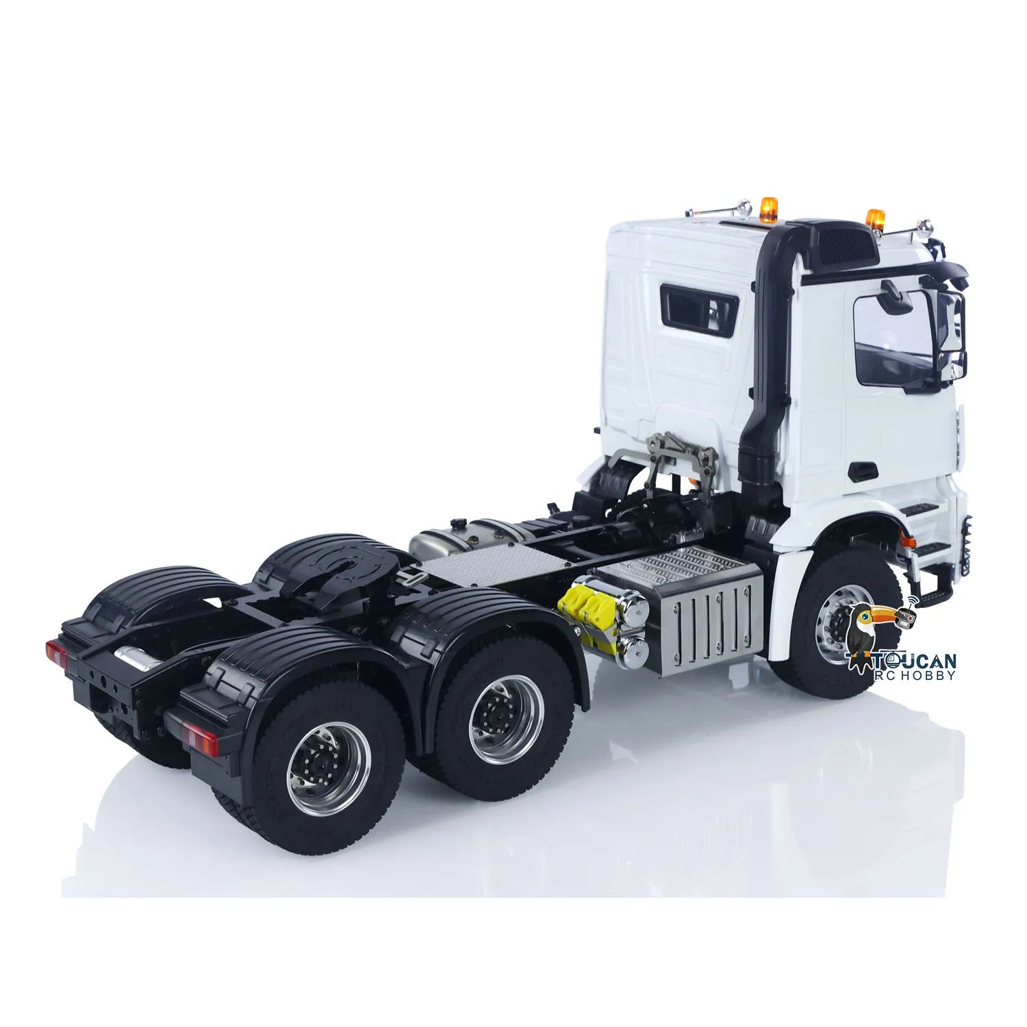 1/14 Remote Control Tractor Truck 3363 RC Lorry Car Model NO Lock Differential Axle 2Speed HotRC Radio Brush Motor ESC Light