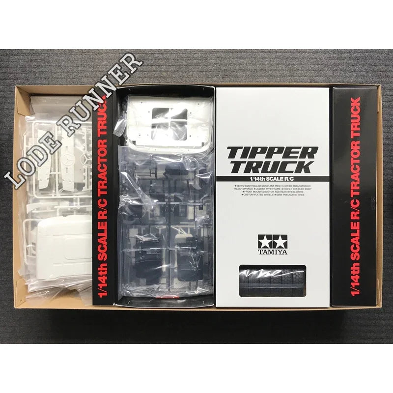 Tamiya RC Truck 1/14 Tractor Arrox Dump Hydraulic Truck 3348 Red Painting Version 56361 KIT Model Toys for Boys