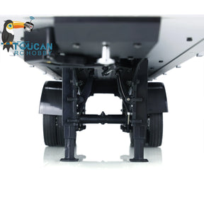 SALE 1/14 RC Tractor Flatbed Semi Trailer Truck KIT 2 Axles for TAMIYAYA Remote Control Vehicle Car Model ToucanHobby TH01024