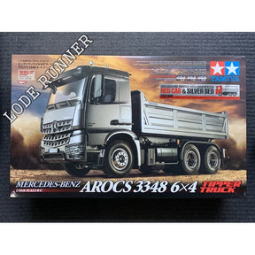 Tamiya RC Truck 1/14 Tractor Arrox Dump Hydraulic Truck 3348 Red Painting Version 56361 KIT Model Toys for Boys