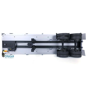 SALE 1/14 RC Tractor Flatbed Semi Trailer Truck KIT 2 Axles for TAMIYAYA Remote Control Vehicle Car Model ToucanHobby TH01024