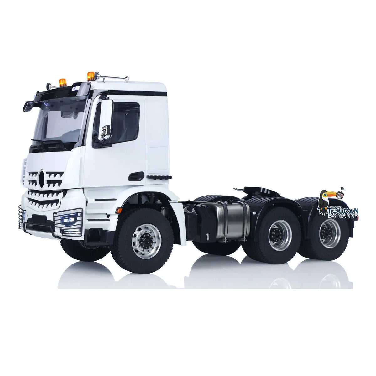 1/14 Remote Control Tractor Truck 3363 RC Lorry Car Model NO Lock Differential Axle 2Speed HotRC Radio Brush Motor ESC Light