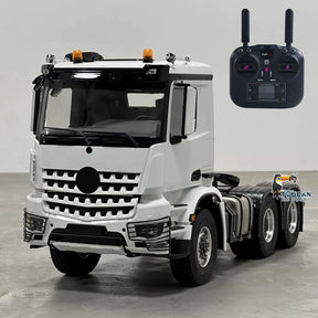 1/14 RC Tractor Truck 3363 Radio Controlled Lorry Car Model Metal NO Lock Differential Axle 2Speed Gearbox Light Sound Radio Toy