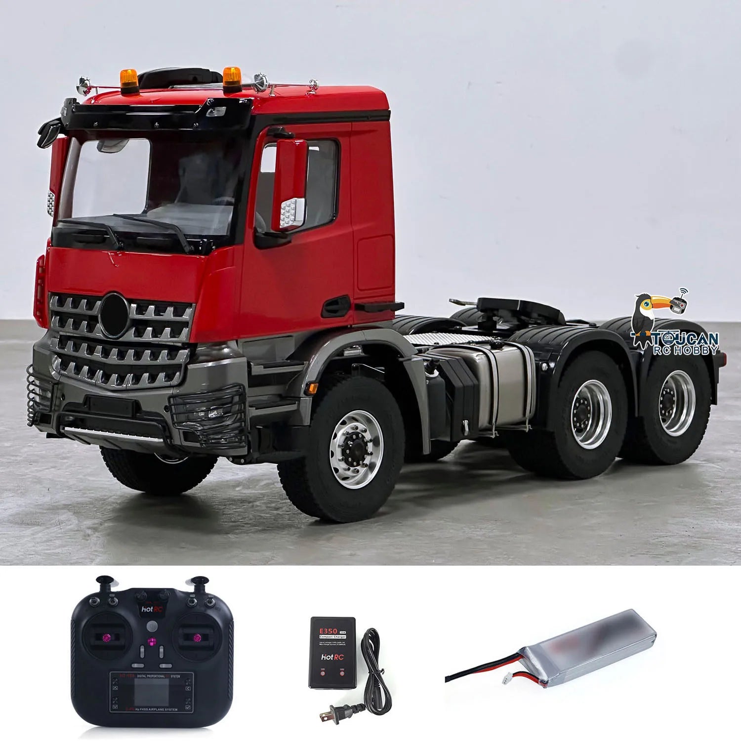 1/14 RC Tractor Truck 3363 Radio Controlled Lorry Car Model Metal NO Lock Differential Axle 2Speed Gearbox Light Sound Radio Toy