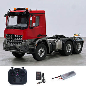 1/14 RC Tractor Truck 3363 Radio Controlled Lorry Car Model Metal NO Lock Differential Axle 2Speed Gearbox Light Sound Radio Toy