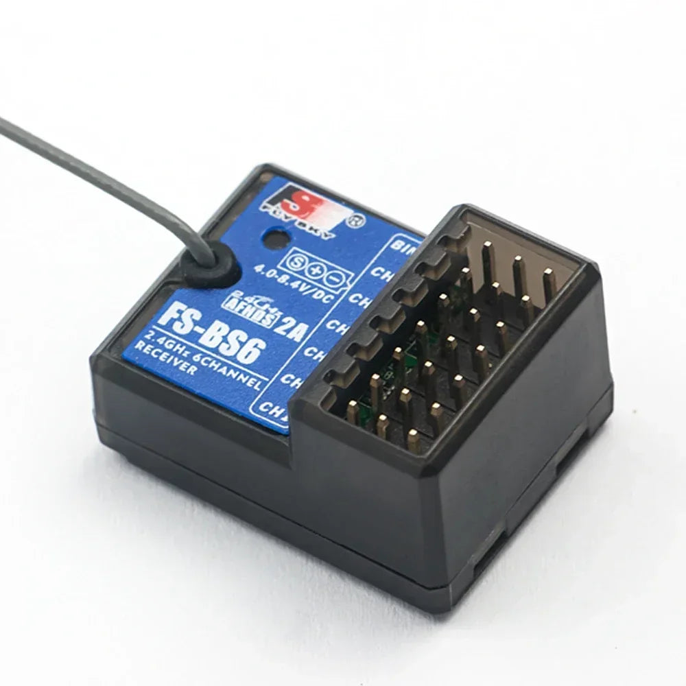 FLYSKY FS-GT5 GT5 2.4G 6CH AFHDS 2A Remote Controller with FS-BS6 6CH Receiver